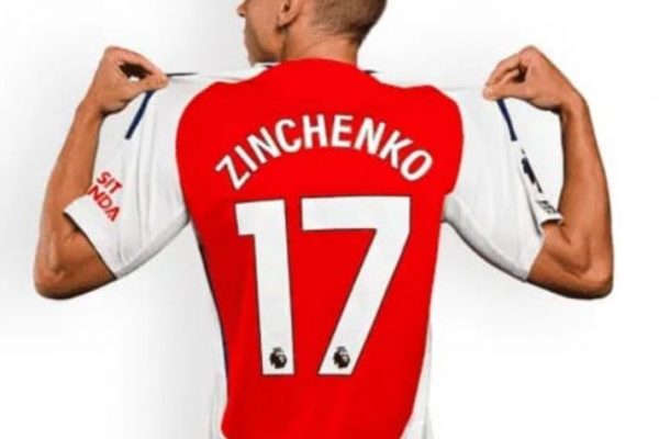 Arsenal’s Zinchenko trades 35 for lucky charm number 17