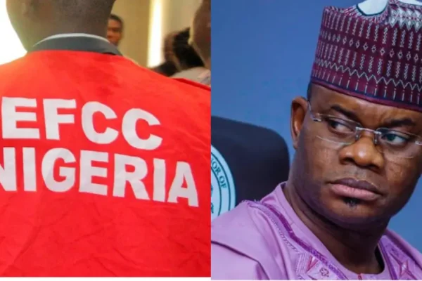 Yahaya Bello wanted, not in our custody – EFCC