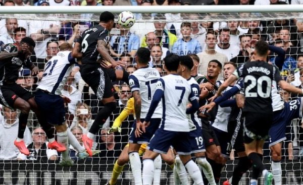 EPL: Gabriel scores as Arsenal beat Spurs in fierce North London derby