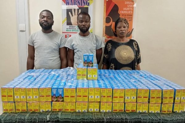 NDLEA busts UK-bound opioid shipment, arrests freight agent, businesswoman