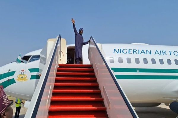 BREAKING: President Tinubu departs China, heads to UK En Route Dubai