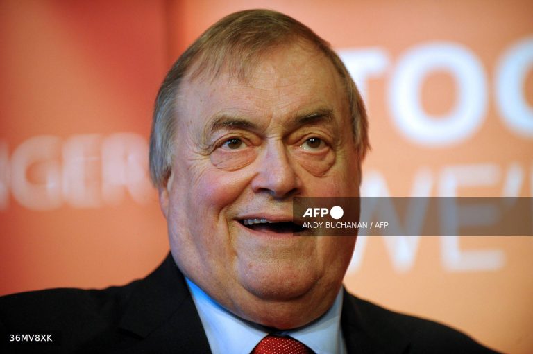 UK former deputy PM John Prescott dies at 86