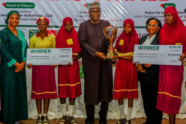 Gov AbdulRazaq hails rising tax awareness among youth as Kwara public schools win big at 2024 edition