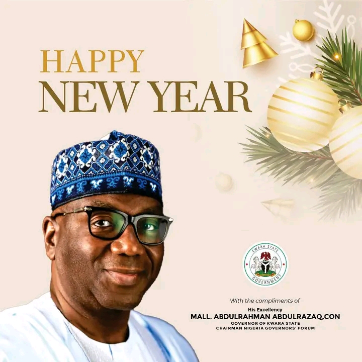 New Year: Gov Abdulrazaq thanks, wishes Kwarans brighter 2025