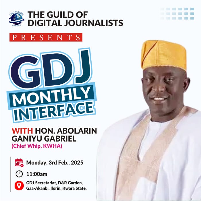 GDJ to host Kwara Assembly Chief Whip Tomorrow