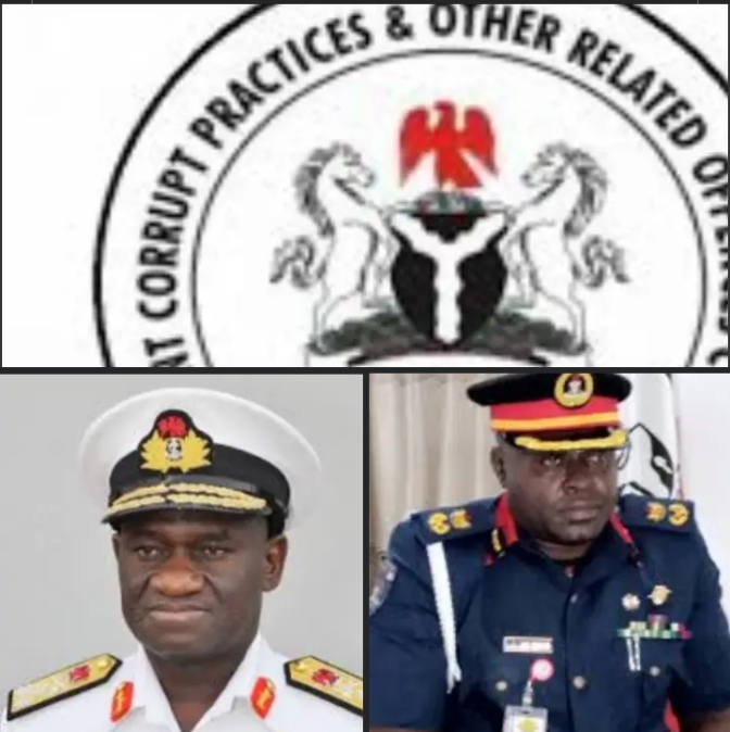 ICPC arrests Ex-Naval Chief, NSCDC Deputy Commandant over N3bn fraud