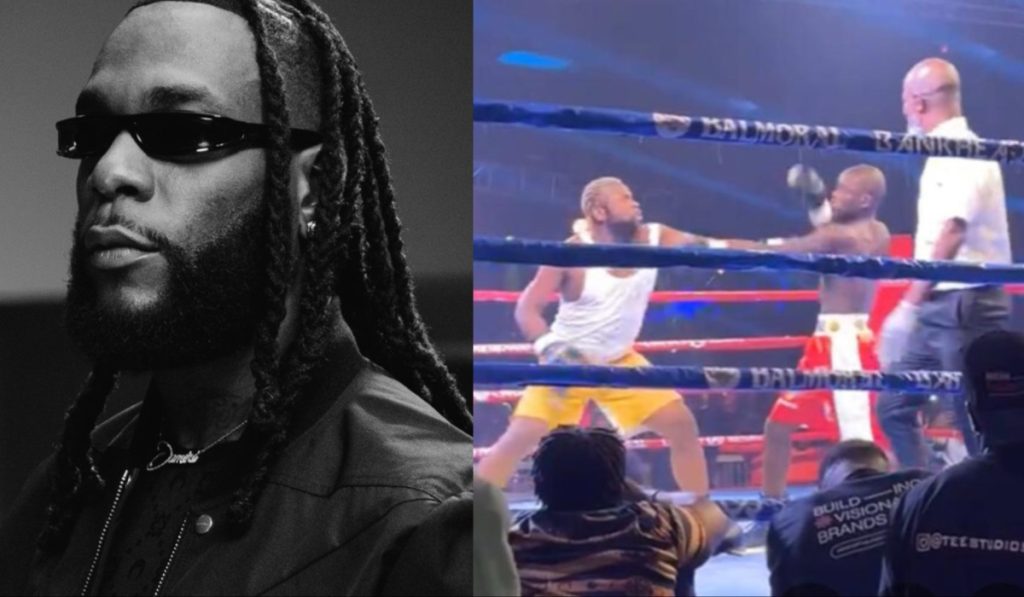 Burna Boy gifts Portable N20 million after he defeated Speed Darlington in boxing match