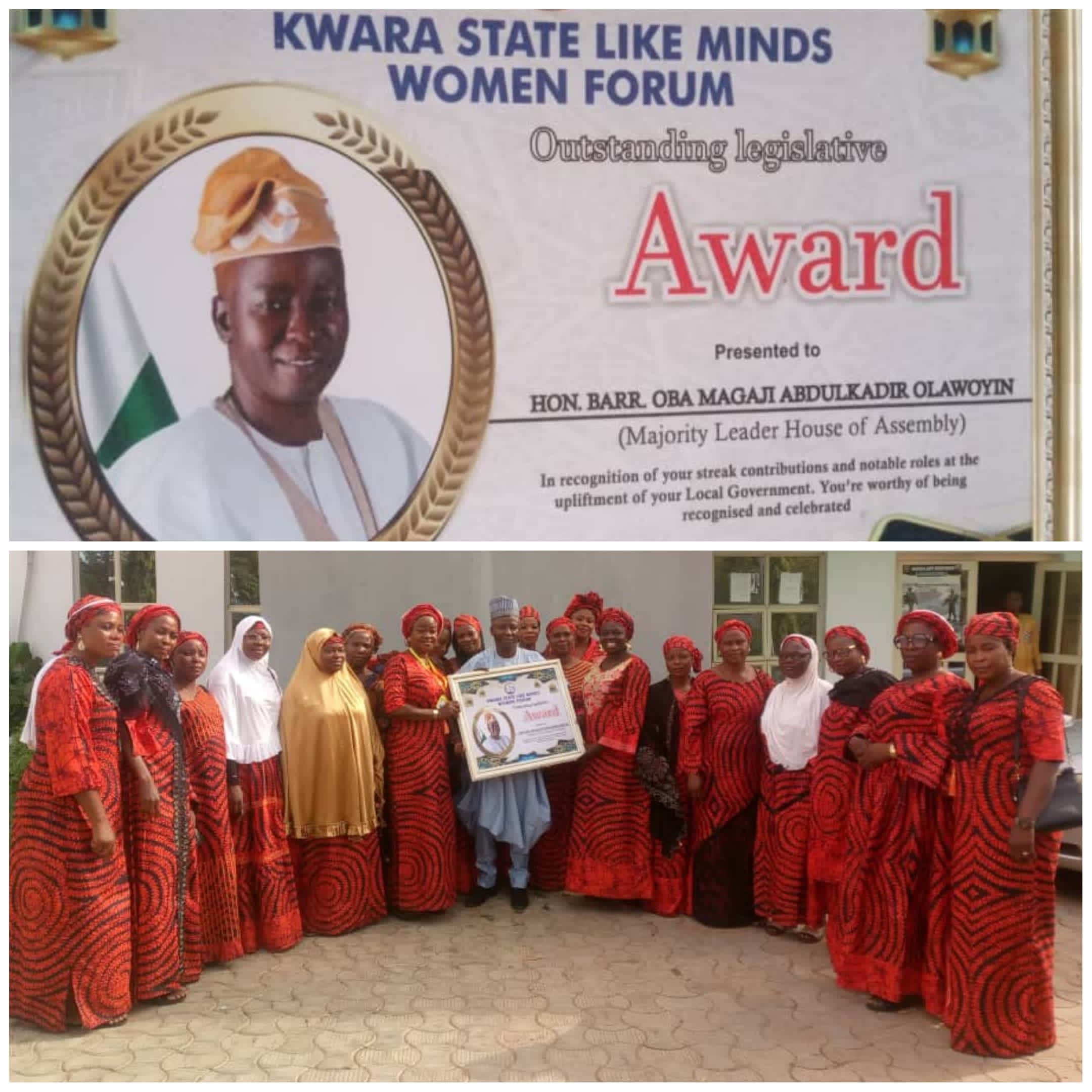 Oba Magaji honored with Outstanding Legislative award