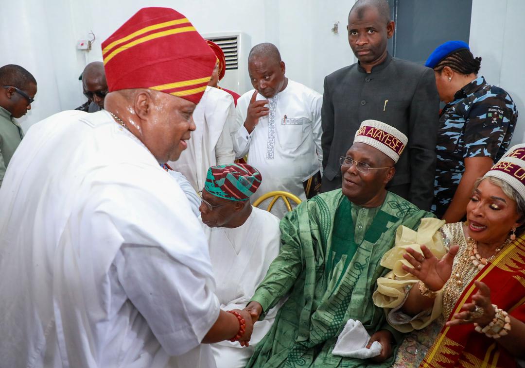 Atiku visits Osun for coronation of new monarch of Ijeshaland