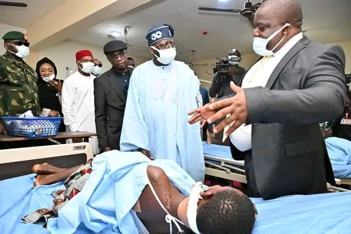 Benue: Tinubu visits injured victims at Teaching Hospital