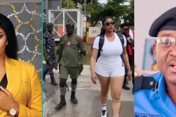 Nigeria police to probe armed officers escorting actress Angela Okorie in a viral video