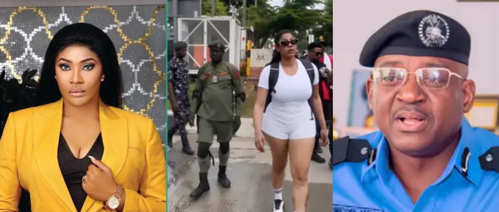 Nigeria police to probe armed officers escorting actress Angela Okorie in a viral video