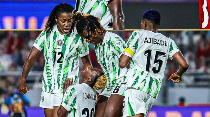 WAFCON Final: Super Eagles players react as Nigeria’s Super Falcons win 10th trophy