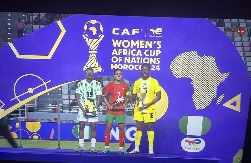 WAFCON 2024 awards: Ajibade named Best Player, Nnadozie Top Goalkeeper [Full List]