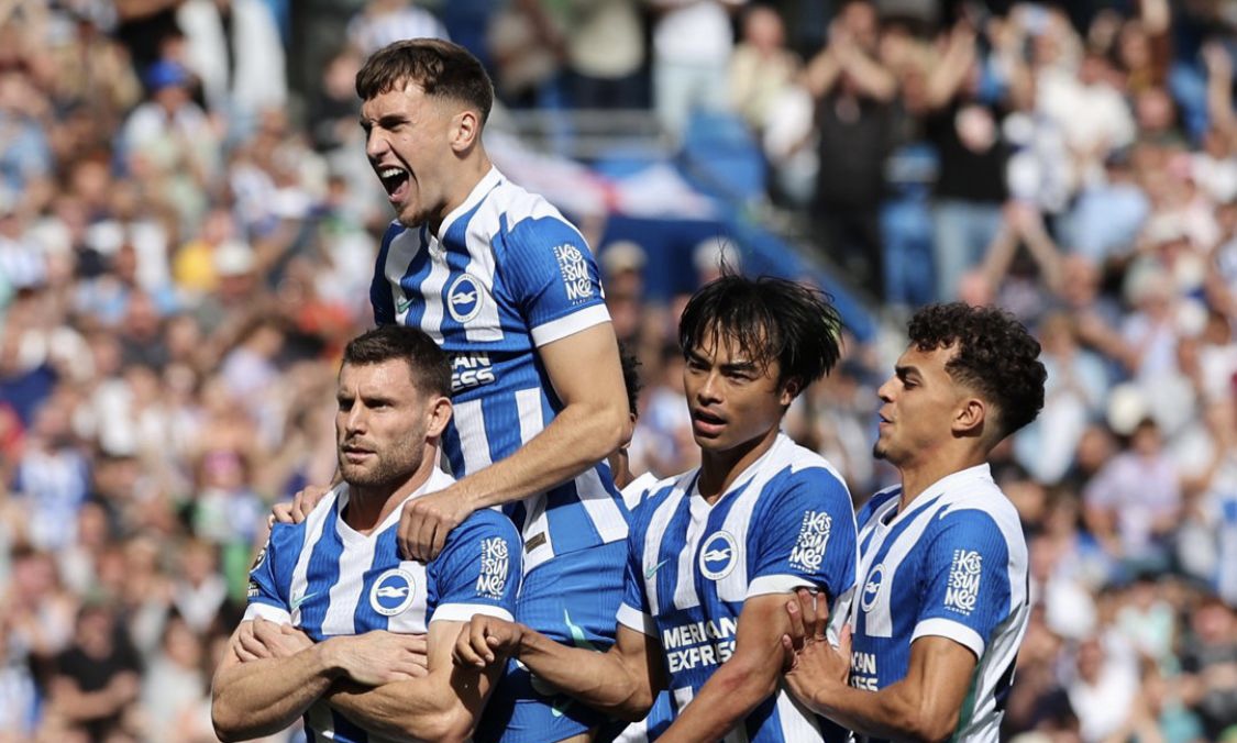 EPL: Brighton come from behind to beat Man City 2-1