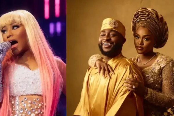 Nicki Minaj congratulates Davido, Chioma, on their wedding