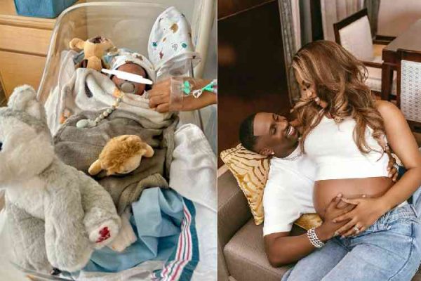 Priscilla Ojo, Juma Jux welcome baby boy in Canada