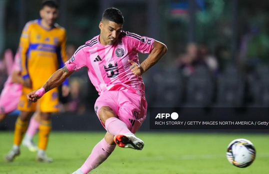 Suarez scores brace, Messi absent as Inter Miami beat Tigres 2-1