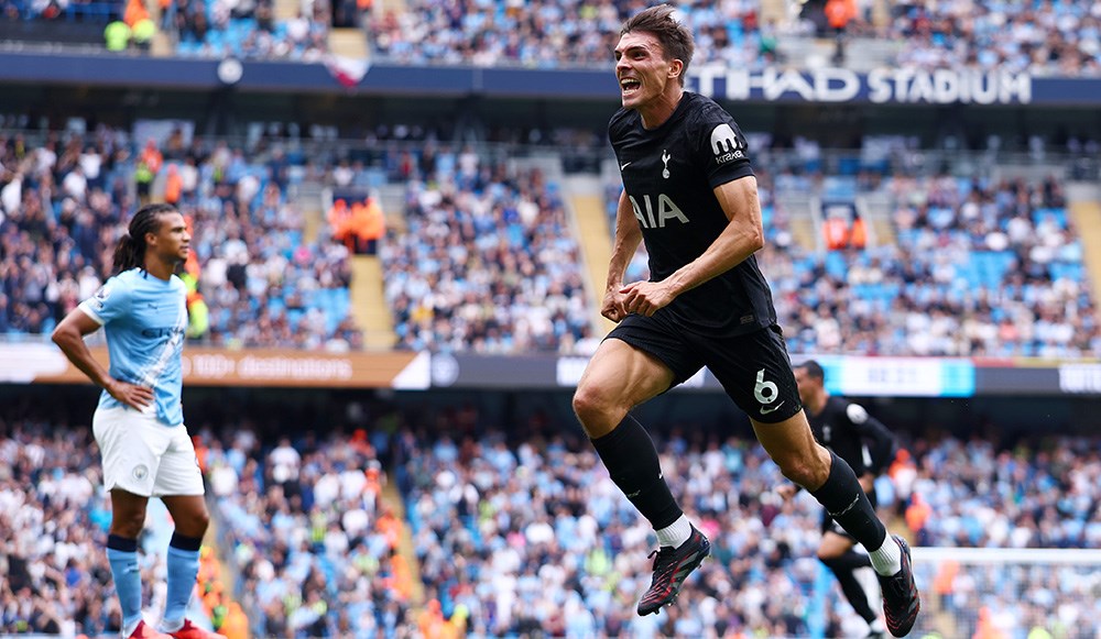 Tottenham stun Man City with 2-0 remarkable win at Etihad