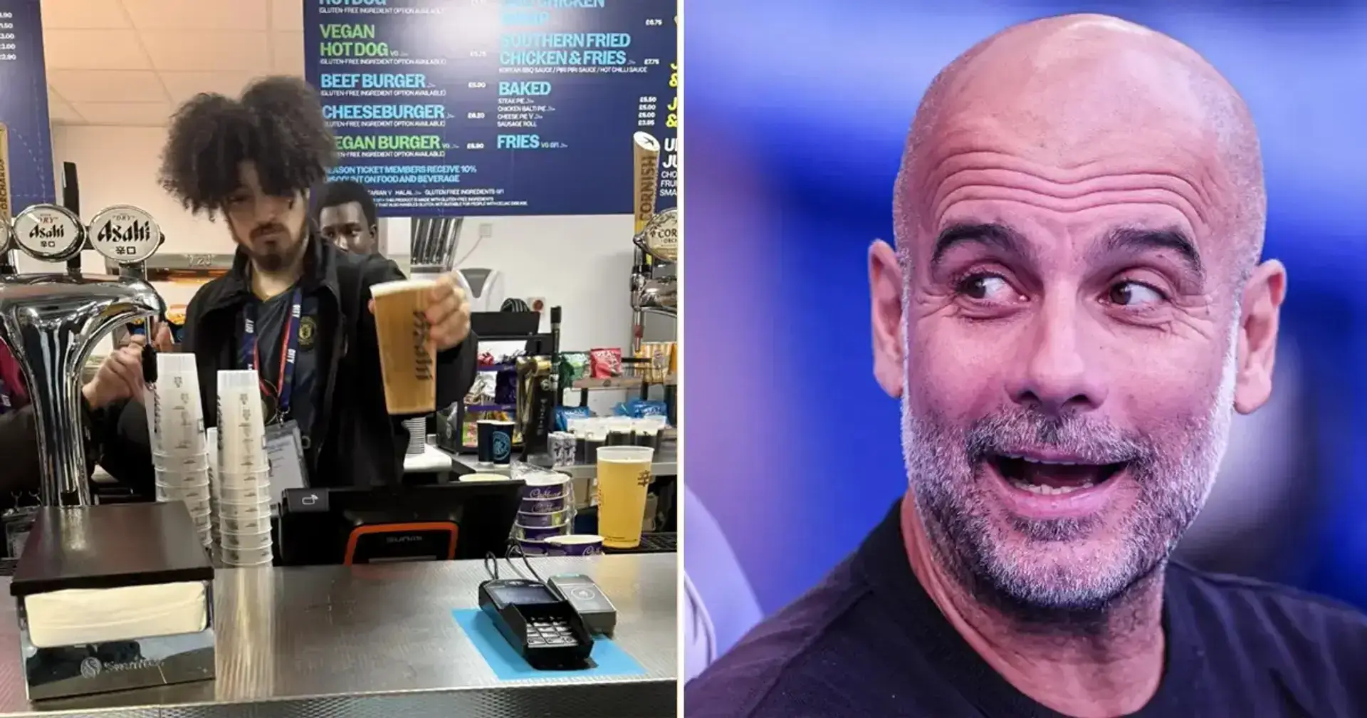 Man City fire barman for wearing United jersey on derby-day