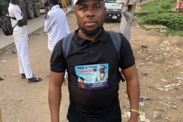 Ebonyi youth leader completes 670km trek from Ilorin to Abakaliki