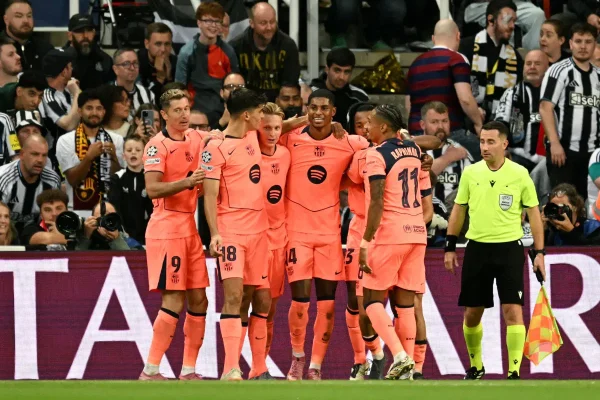 UCL: Rashford bags brace as Barcelona defeat Newcastle 2-1