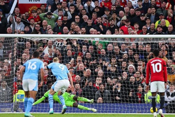 EPL: Haaland nets brace as Man United stumble 3-0 at Etihad