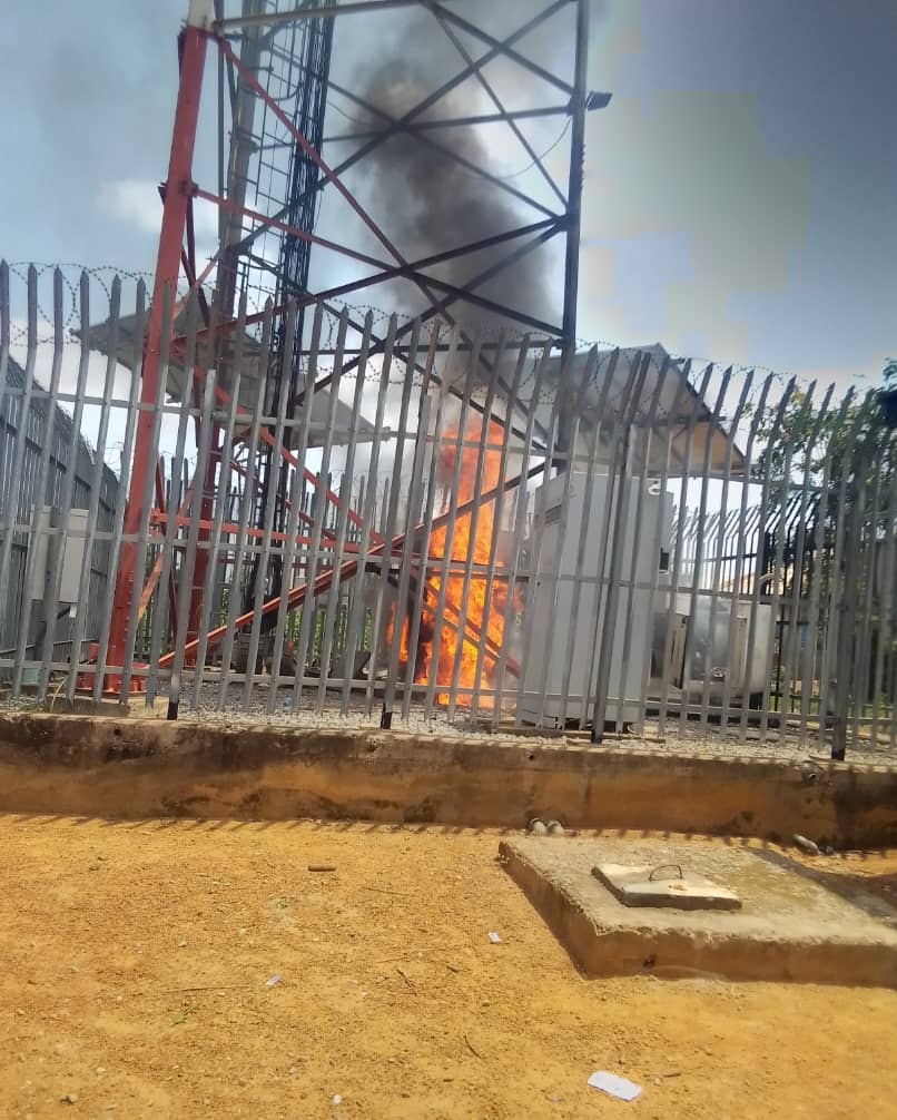 Fire guts Airtel mast in Ilorin
