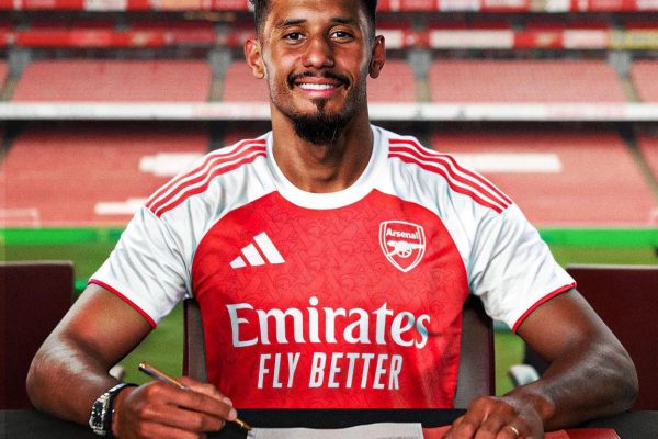 Saliba signs new five-year deal at Arsenal