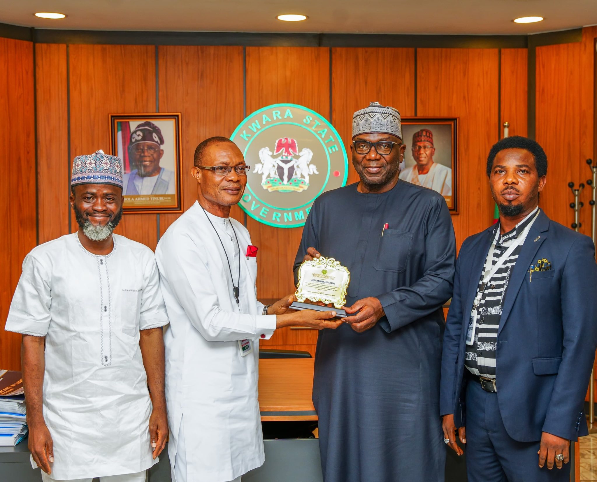 AbdulRazaq receives award for inclusive governance, infrastructural growth, integrity