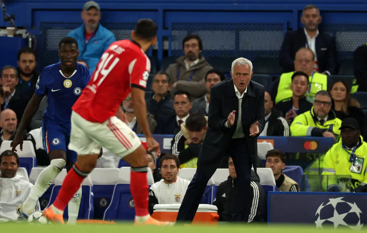 Mourinho’s Benfica beaten on Chelsea return in Champions League