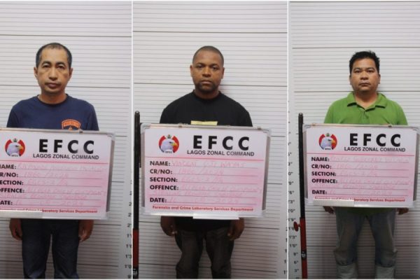 EFCC arraigns vessel, three suspects over theft of 25m litres of petrol in Lagos