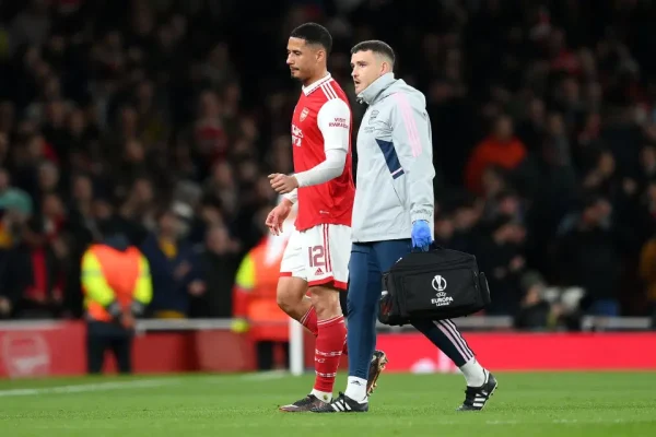 Saliba, Martinelli add to Arsenal’s injury issues