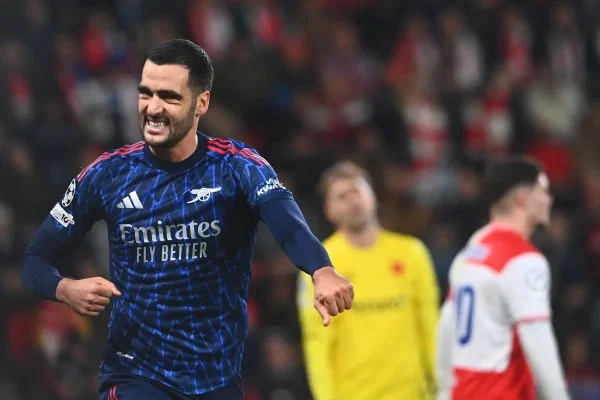 UCL: Merino brace helps Arsenal defeat Slavia Prague