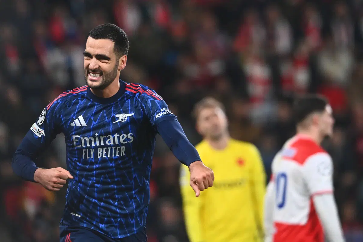 UCL: Merino brace helps Arsenal defeat Slavia Prague