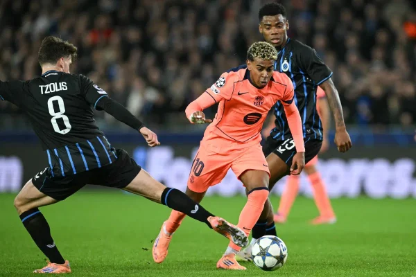 Barcelona battle to 3–3 draw at Club Brugge after falling behind thrice