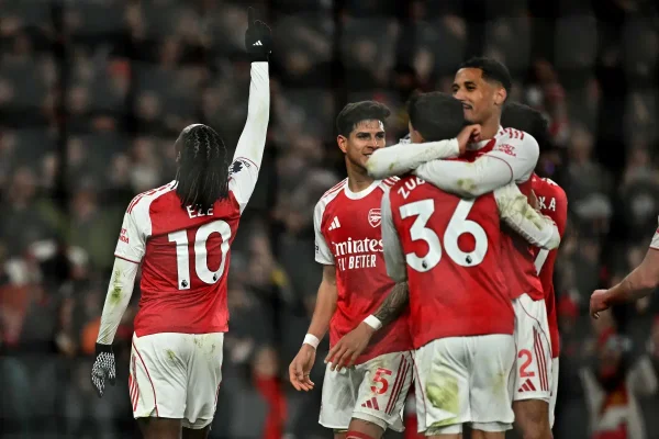Eze bags hat-trick as Arsenal rout Tottemham 4-1, go six points clear