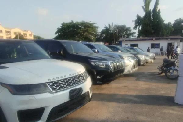 Police recover nine exotic vehicles, weapons as Lagos records improved security