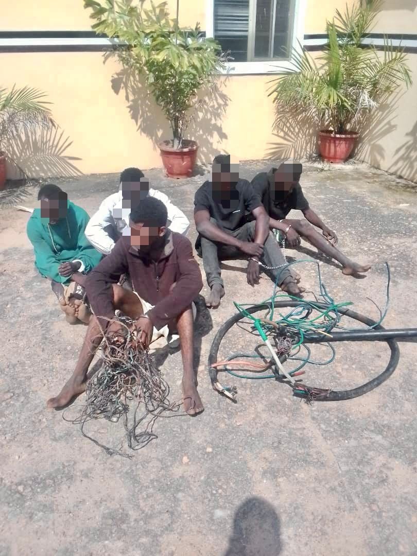 NSCDC arrests five for vandalising transformers, streetlights in Ilorin
