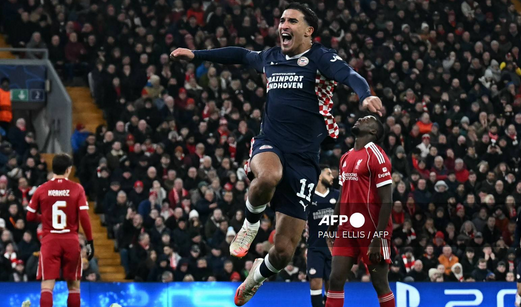 UCL: PSV thrash Liverpool 4-1 at Anfield as Reds’ struggle continues