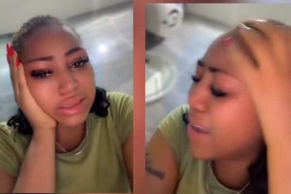 ‘I give up, I will go back’ – Regina Daniels breaks down in tears