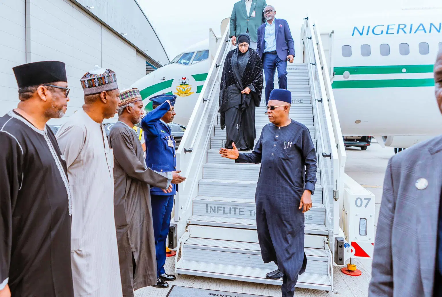 Shettima departs S/Africa to represent Tinubu at AU-EU summit in Angola