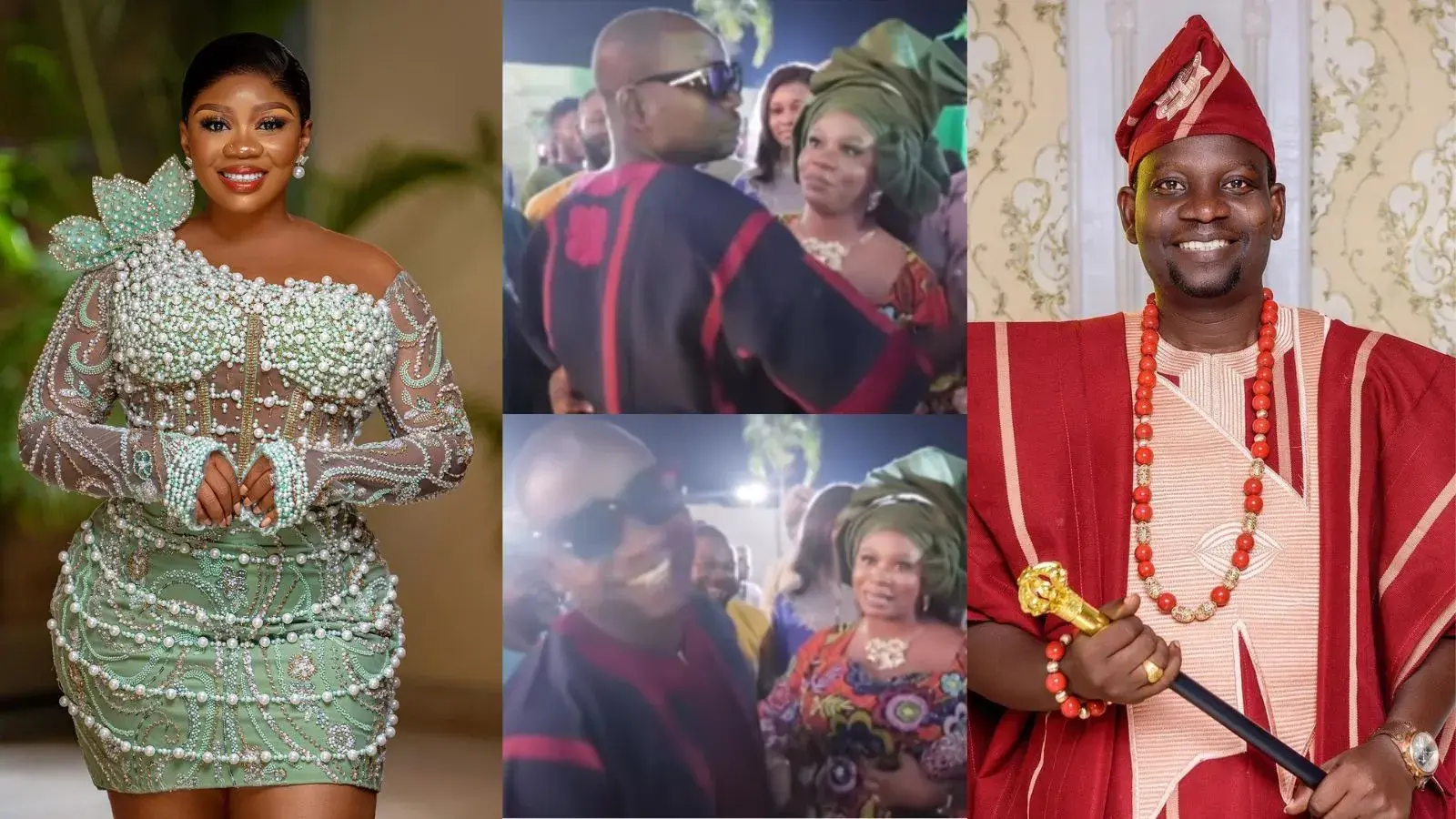 Nollywood: Wumi Toriola kneels to apologise as she reconciles with Afeez Owo