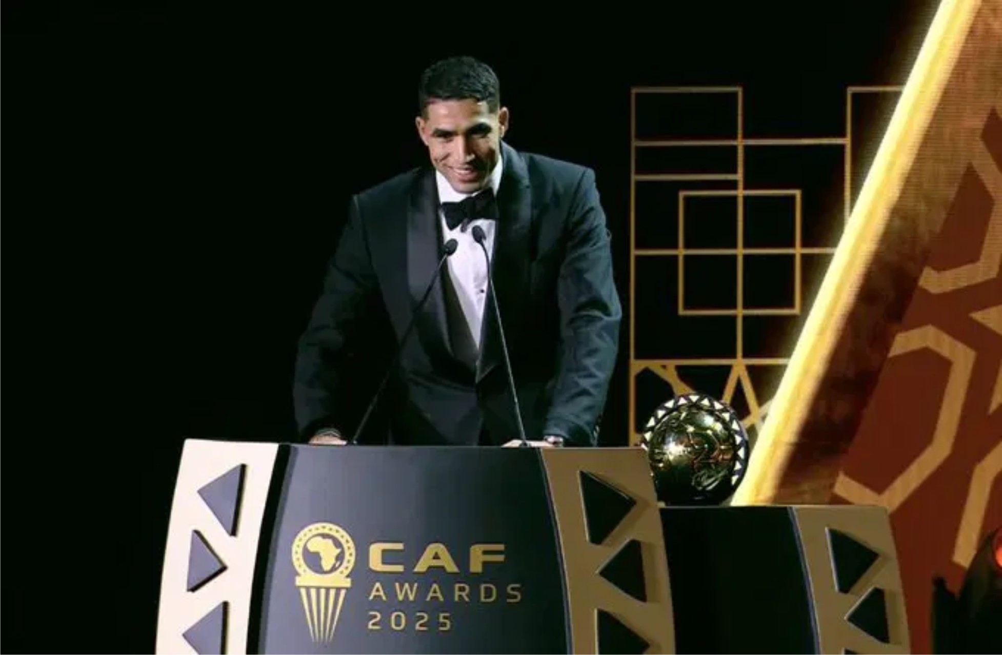 Achraf Hakimi crowned CAF Men’s Player of the Year 2025