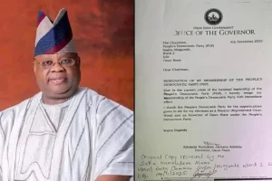 Osun Governor, Adeleke, Quits PDP