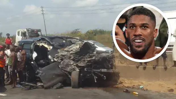 Anthony Joshua’s driver detained over Lagos-Ibadan Expressway crash