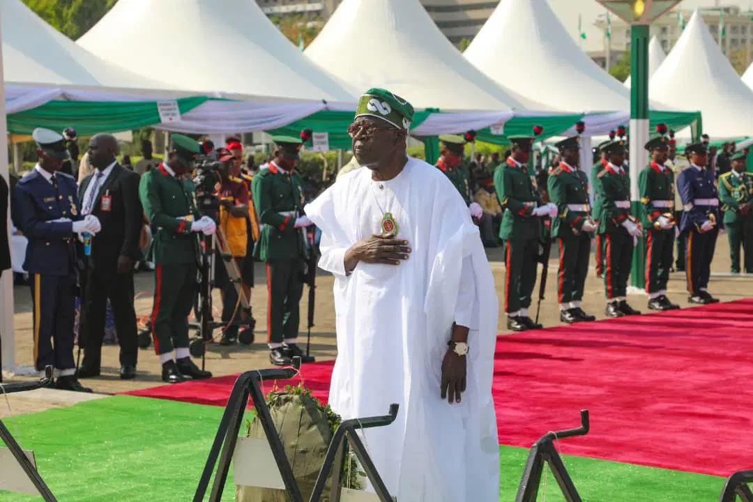 Tinubu launches 2026 Armed Forces Remembrance Day emblem