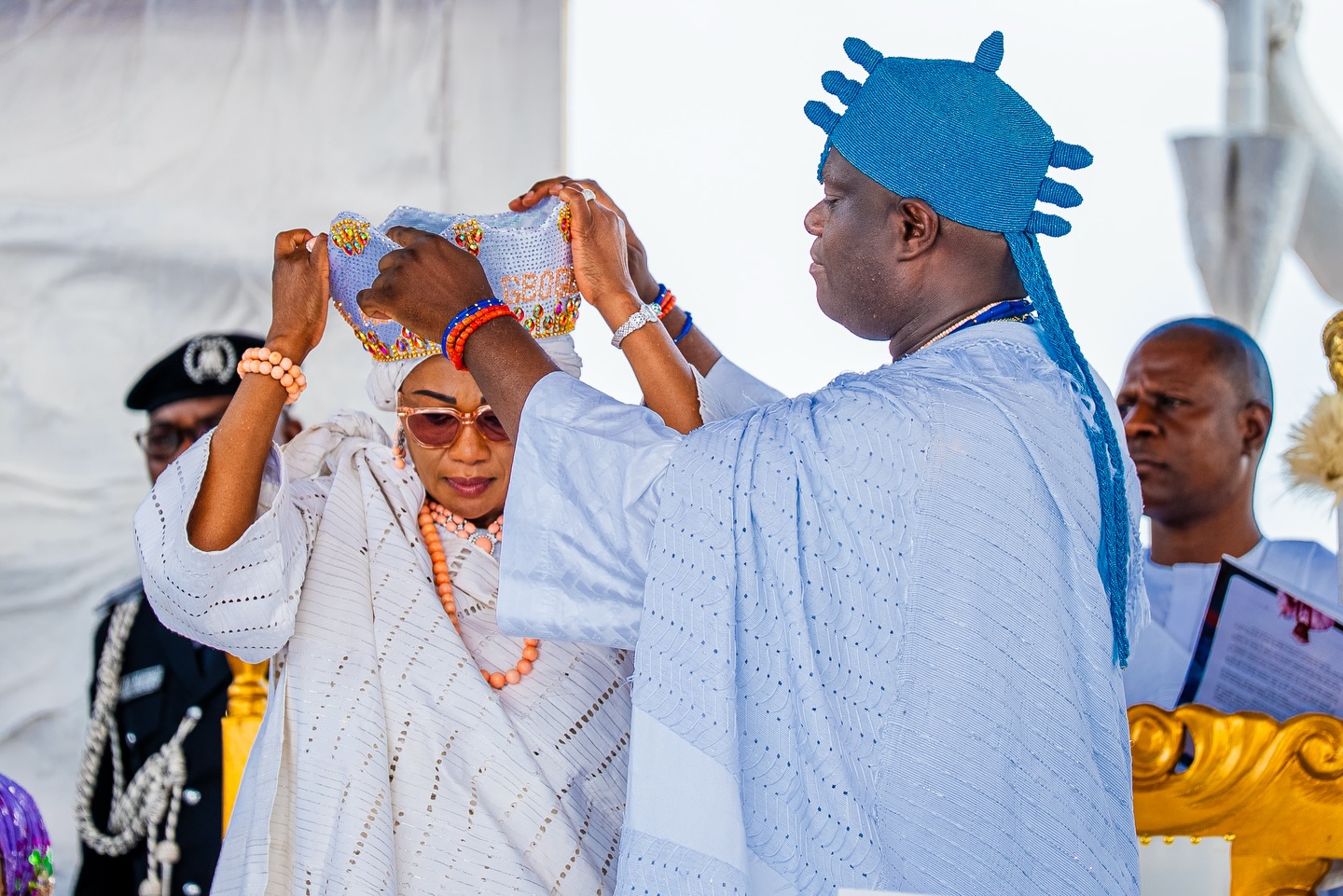Ooni confers ‘Yeye Asiwaju Gbogbo Ile-Oodua’ title on Nigeria First Lady, Remi Tinubu