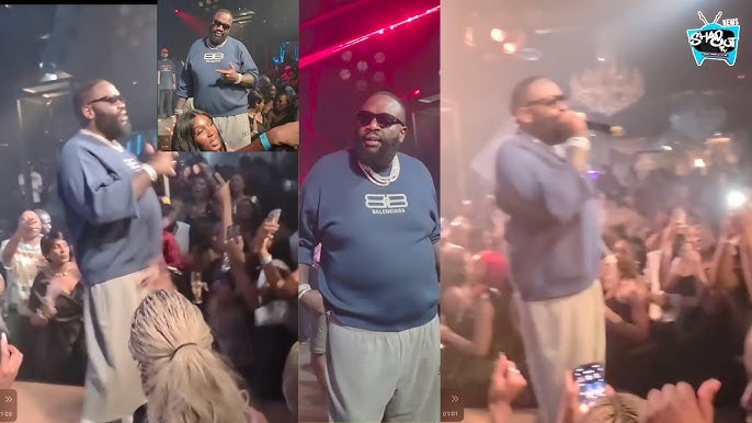 Rick Ross stuns Lagos clubbers with surprise performance