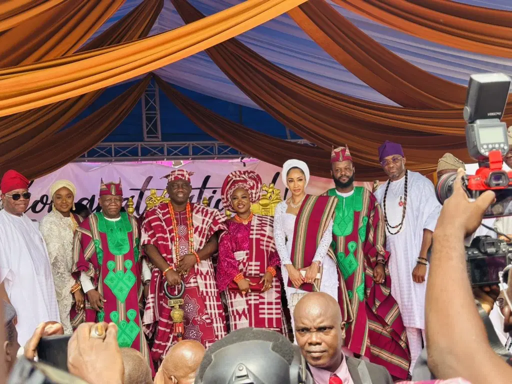 Ministers, Senators in Oyo as Alaafin confers chieftaincy title on Seyi Tinubu (PHOTOS)